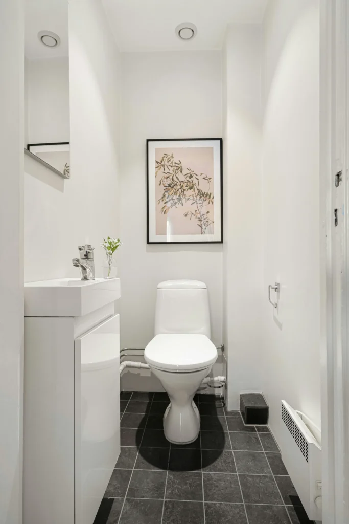 Small bathroom renovation in progress showing efficient space planning by Bathroom Renovations Kapiti