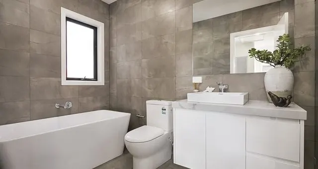 Professionally renovated budget bathroom by Bathroom Renovations Kapiti