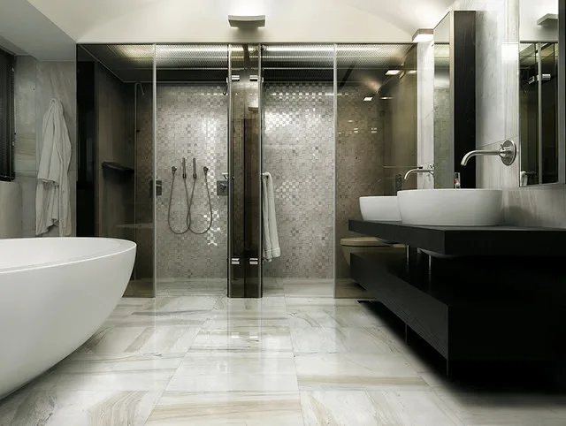 Sleek contemporary bathroom design by Bathroom Renovations Kapiti
