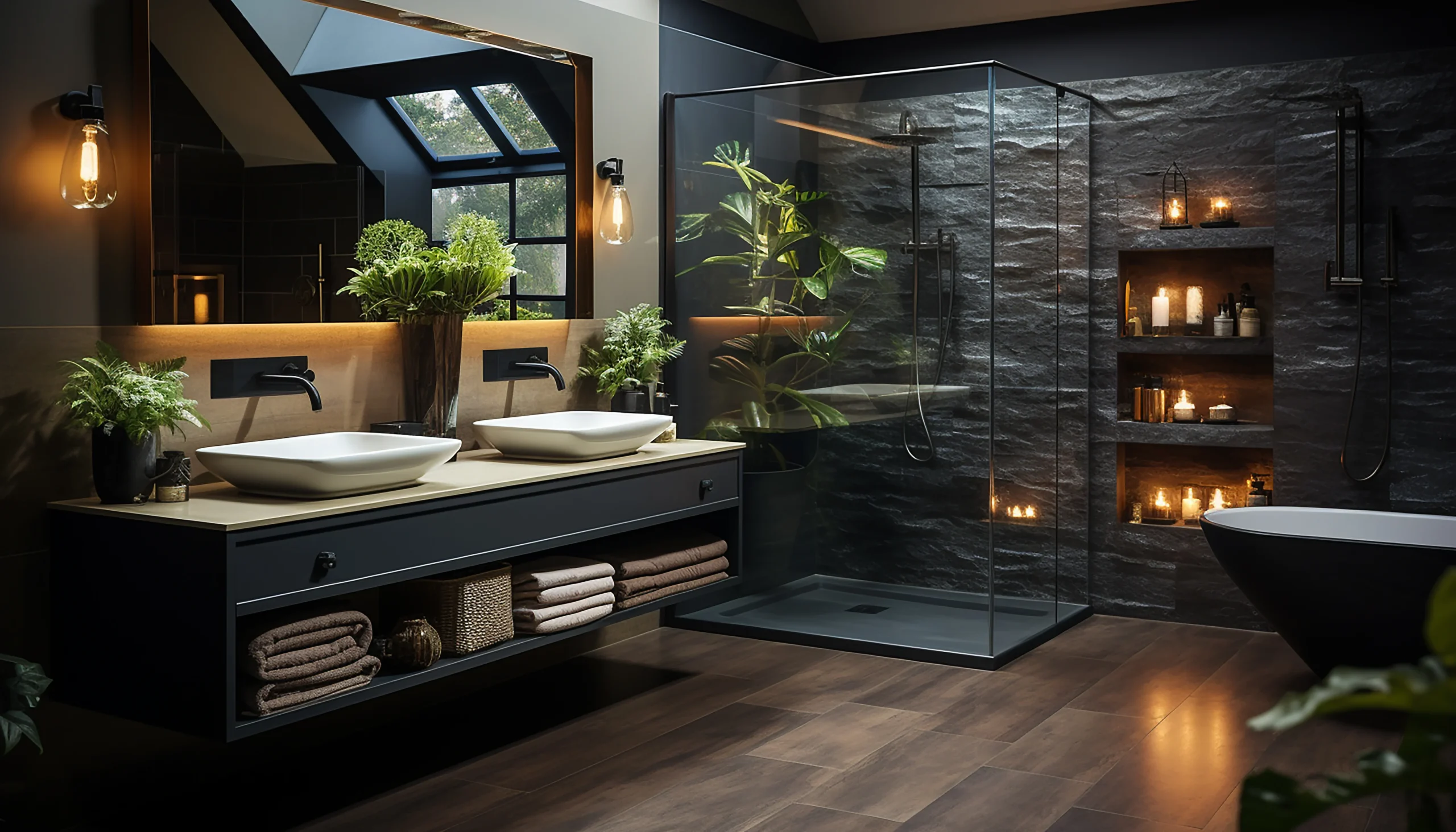 Luxury Bathrooms Designed for Sophistication – Bathroom Renovations Kapiti Elegant luxury bathroom with high-end finishes by Bathroom Renovations Kapiti