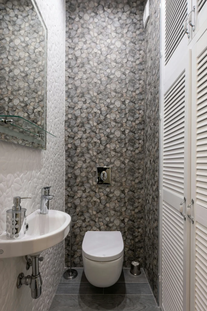 Small bathroom renovation in progress tailored for budget and space by Bathroom Renovations Kapiti