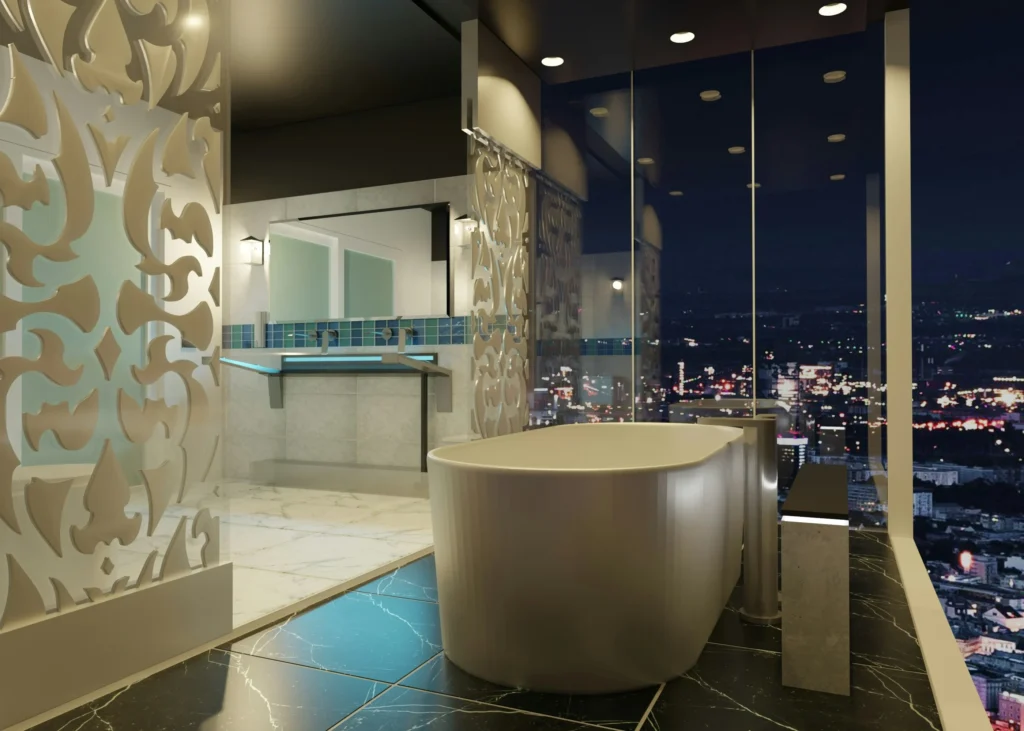 Sleek luxury bathroom design by Bathroom Renovations Kapiti